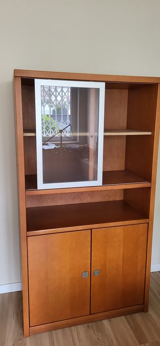 Conjunto móveis de sala em cerejeira maciça