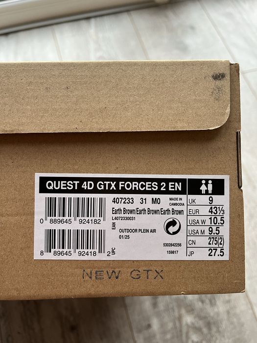 Черевики Quest 4D GTX Forces 2 EN