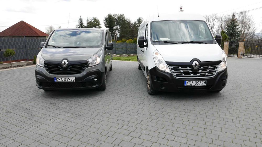 Wynajem aut dostawczych, wypożyczalnia samochodów Master, Trafic