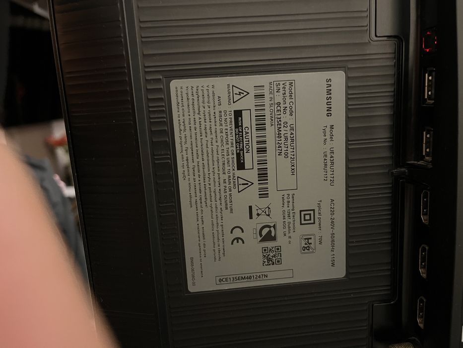 Telewizor Samsung  43” SmartTV, 4K, YouTube, Netflix - gwarancja rozruchowa