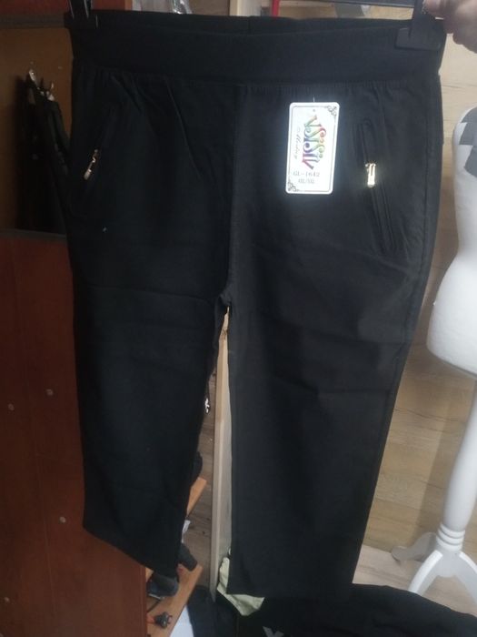 Spodenki 3/4 rybaczki damskie z kieszeniami 3Xl/4XL Dwa kolory