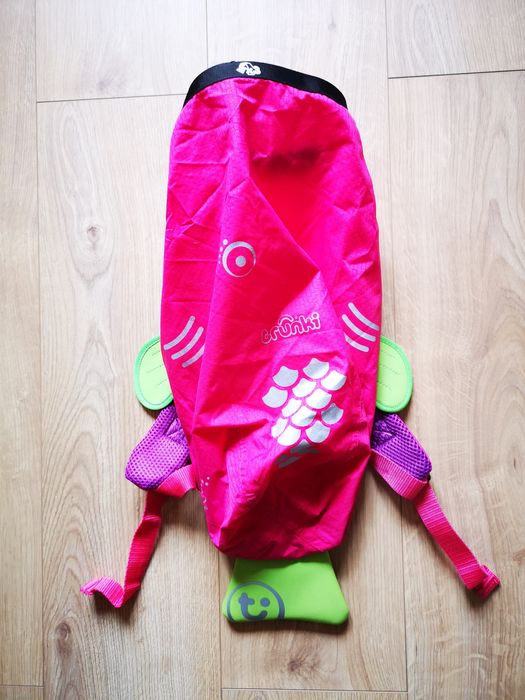 Trunki plecak wodoodporny, paddle pak, różowy.