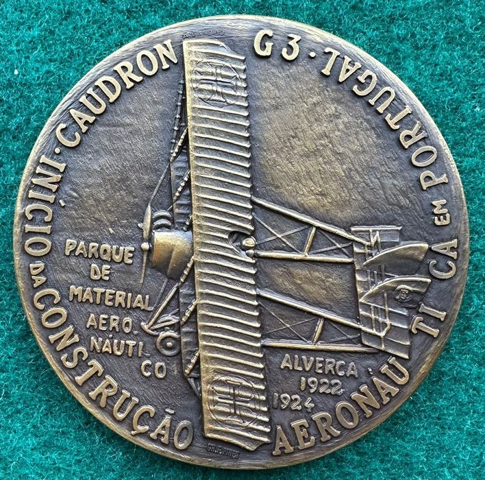 Medalha em bronze força aérea portuguesa