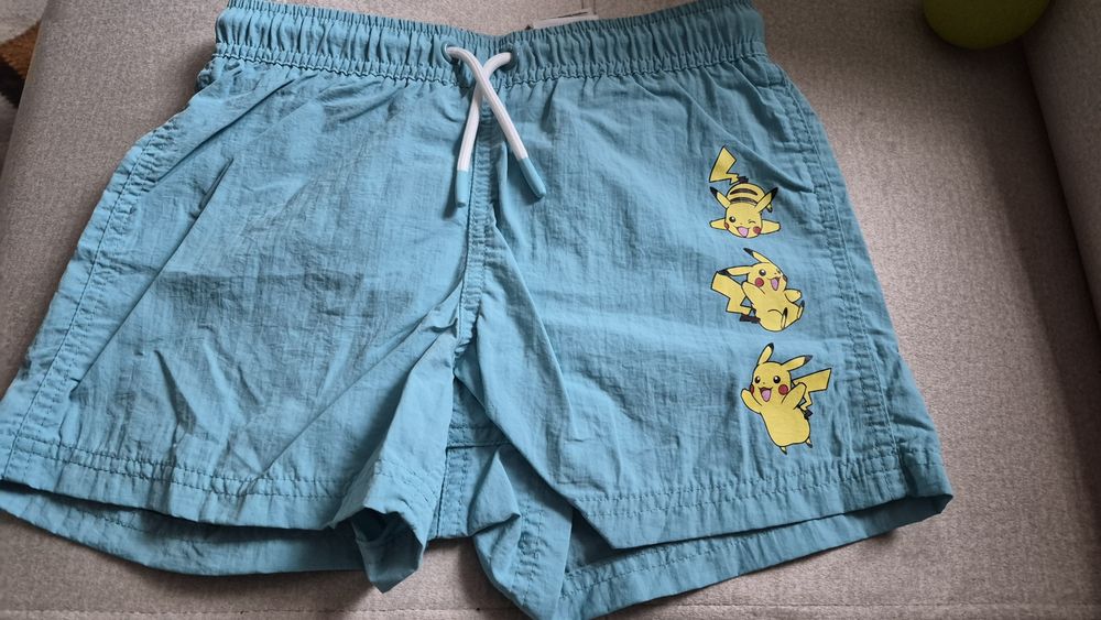 Nowe kąpielowki h&m 8-10 lat pokemony bez metki