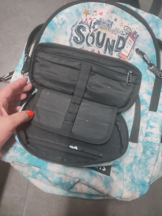 Mochila e porta lápis