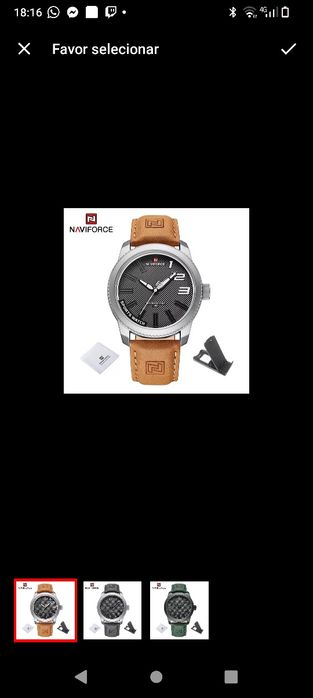 Relógio marca Naviforce