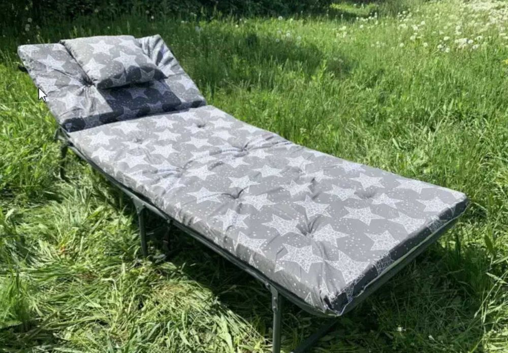 Розкладачка розкладне ліжко раскладушка раскладная кровать с матрасом
