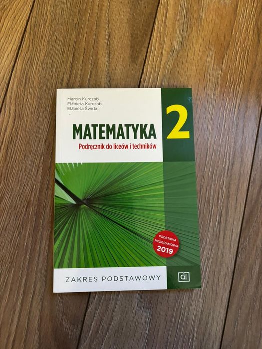 Matematyka 2 podręcznik do liceów i techników zakres podstawowy