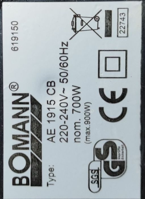 Соковыжималка BOMANN