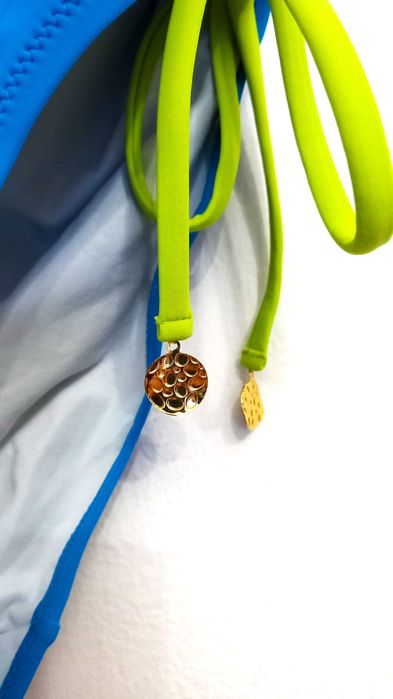 Nowy strój kąpielowy jednoczęściowy, błękitny wiązany Palmers 38