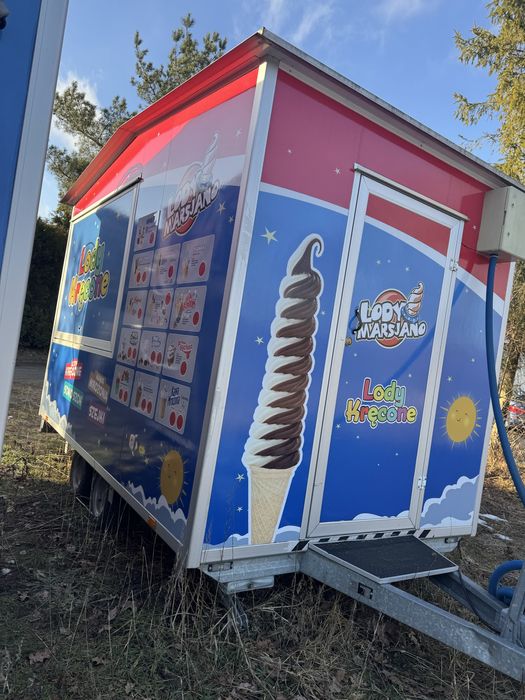 Budka przyrczepa lody granity !