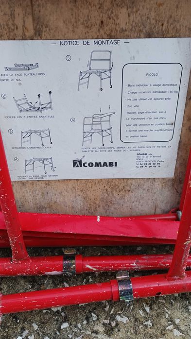 Pataforma para pintor de edifícios