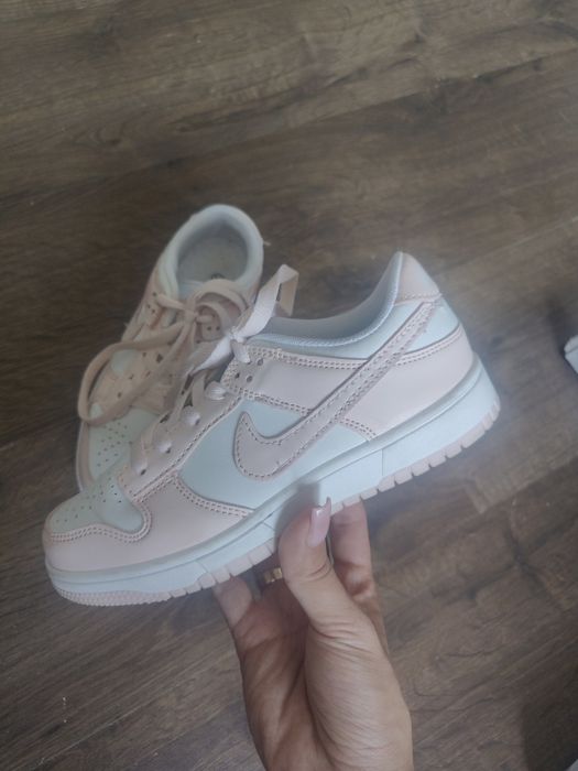 Nike Dunk Low  bialo różowe