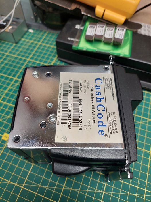 Купюроприймач CashCode MVU CCNet 12 вольт