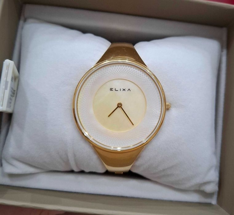 Złoty zegarek Elixa - nowy ! Atrakcyjna cena