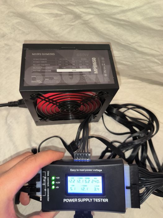 Блок живлення Mars Gaming MPIII650 650W (85+ Efficiency) Стан Нового