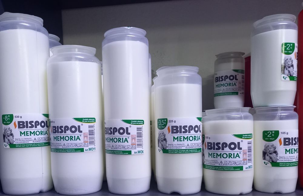Свічка Bispol вся в наявності