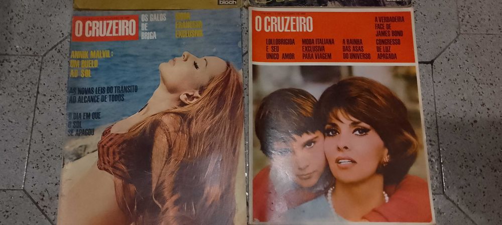 Manchete e O Cruzeiro "Revistas Brasileiras" 6 unidades