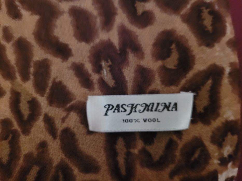 Палантін PASHMINA 100% вовна