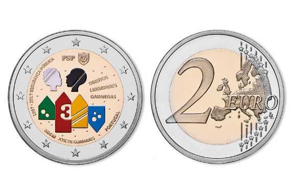 PROOF 2€ – 150 anos da Polícia de Segurança Pública (PSP) 2017