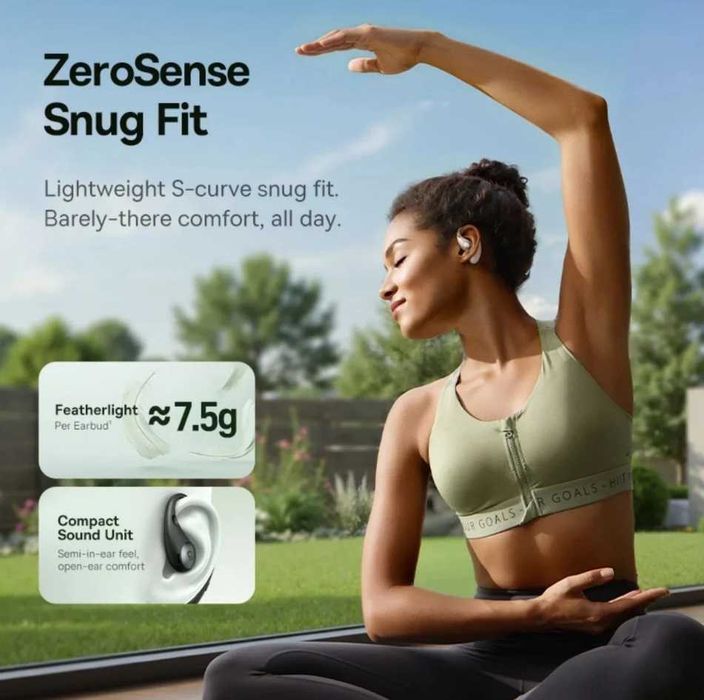 Бездротові TWS навушники Baseus Eli Sport 2 Open-Ear True Wireless Hi-Res Earbuds Bluetooth 6.0