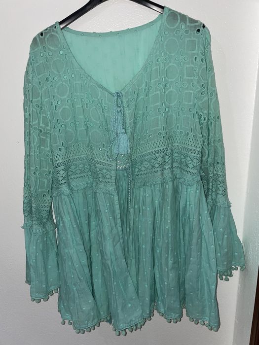 Casaco estilo hippie chic