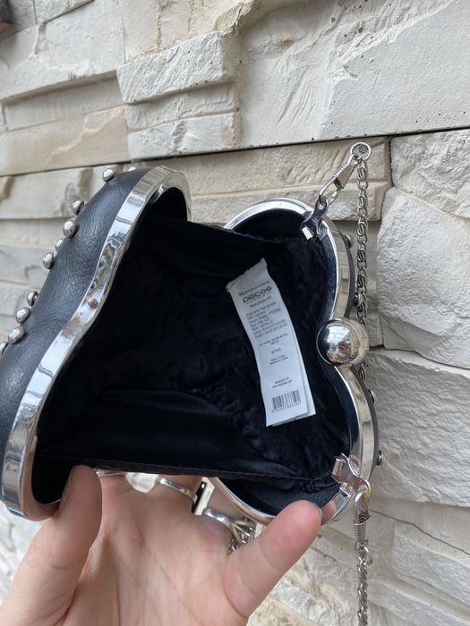 Torebka serce ćwieki mały kuferek ekoskóra wysyłka gratis