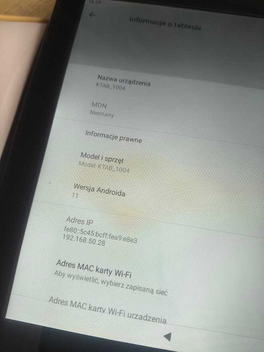 Konrow K Tab1004 Tablet dotykowy WiFi 10,1 16/1gb