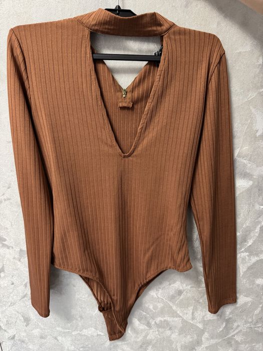 Боді коричневе, розмір S