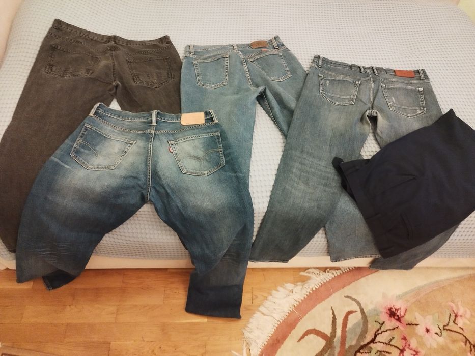Джинсы Colin`s на 14-15 лет, джинсы Levis 504 на рост до 175 см, джинсы Hero размер 46-48, рост 30-32