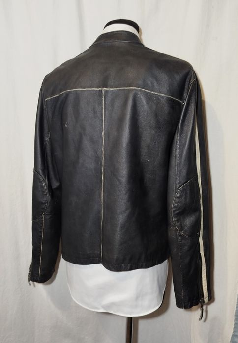 Куртка кожаная мужская River Island р. L-XL