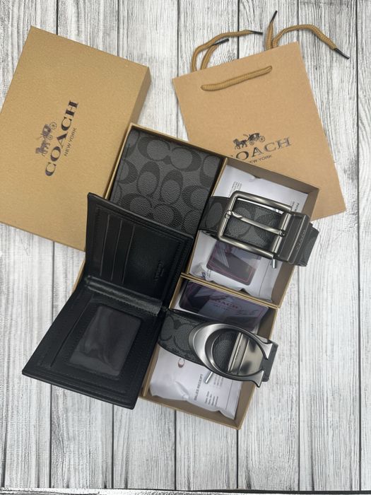 Подарунковий набір COACH чоловічий. 3 варінти