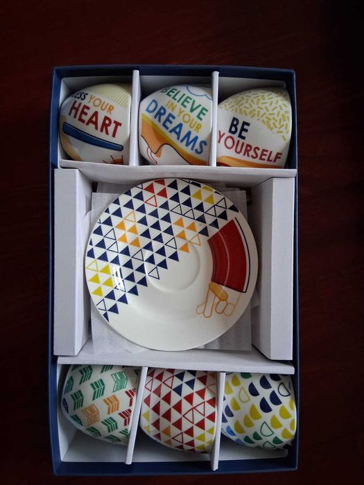 Serviço de Cafe 6 unidades, Loja do Gato Preto