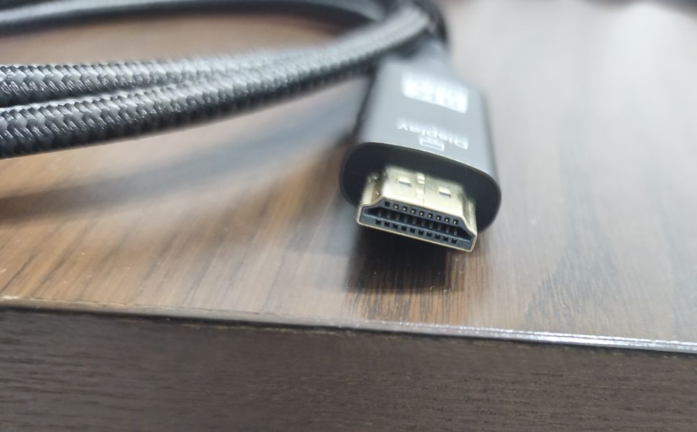 Cabo compatível com DisplayPort para HDMI
8K 60Hz dp1.4 para hdmi2.1