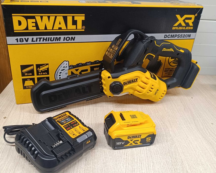 Piła Łańcucha Dewalt DCMPS520N 20Cm  1x5 AH ładowarka 18V FV23%