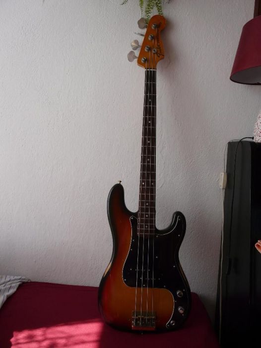 gitara basowa fender precision bass usa