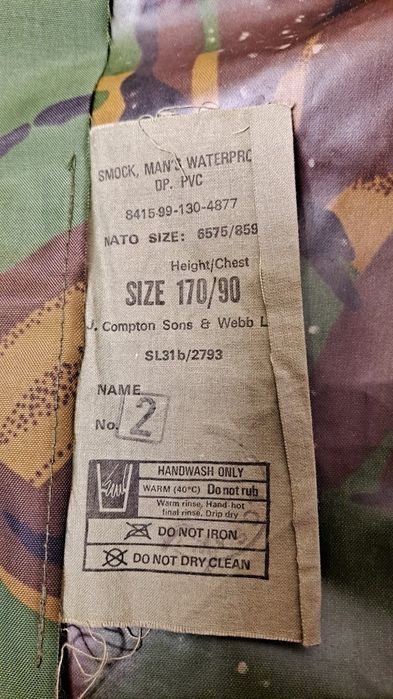Brytyjska kurtka Smock Waterproof PVC 170/90