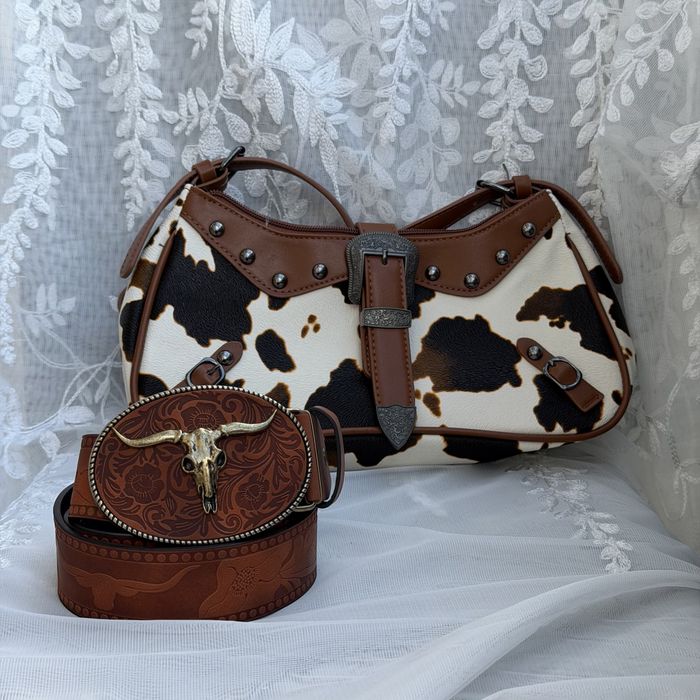 Torebka kowboj pasek byk Panieński western cowgirl