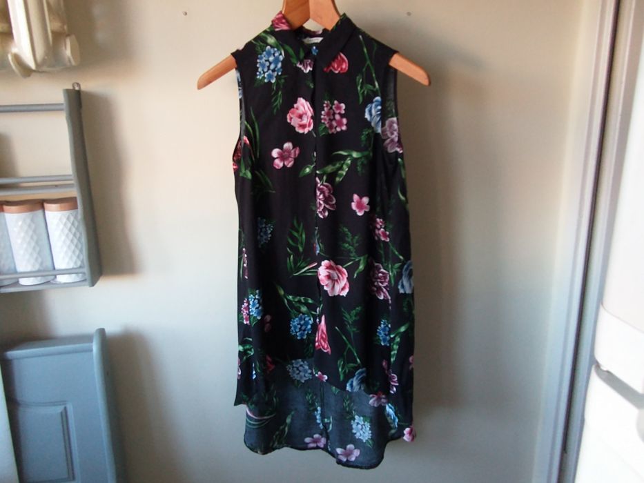 Długa tunika damska rozpinana Calliope rozmiar L