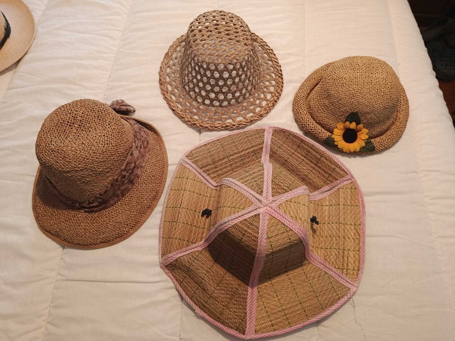 Colecçao chapeus palha verao originais fora do comum como novos