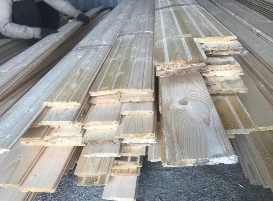 З доставкою! Вагонка 28мм-135мм-6м імітація, блок хаус, дошка підлоги