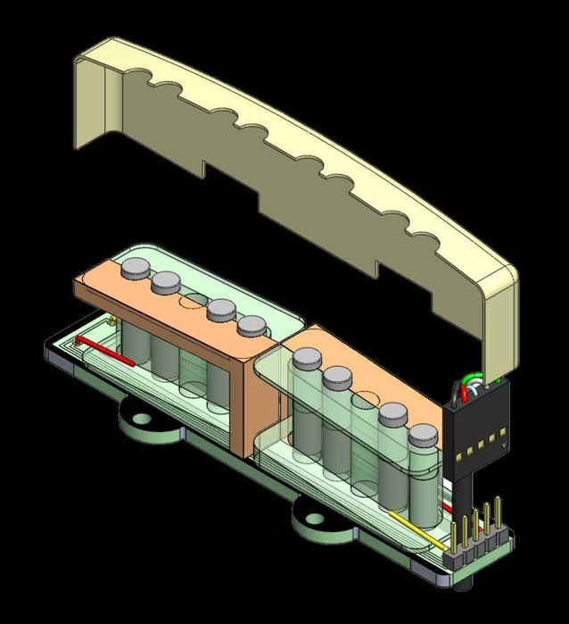 DiMarzio Sixties Jazz Bass pickups DP 305 USA.