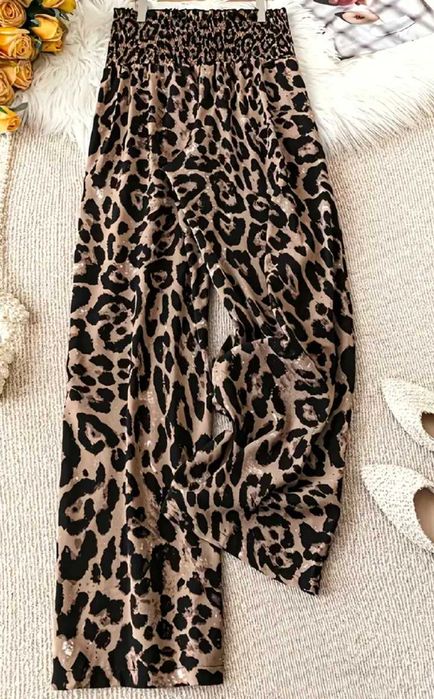 Брюки женские,леопардовый принт.