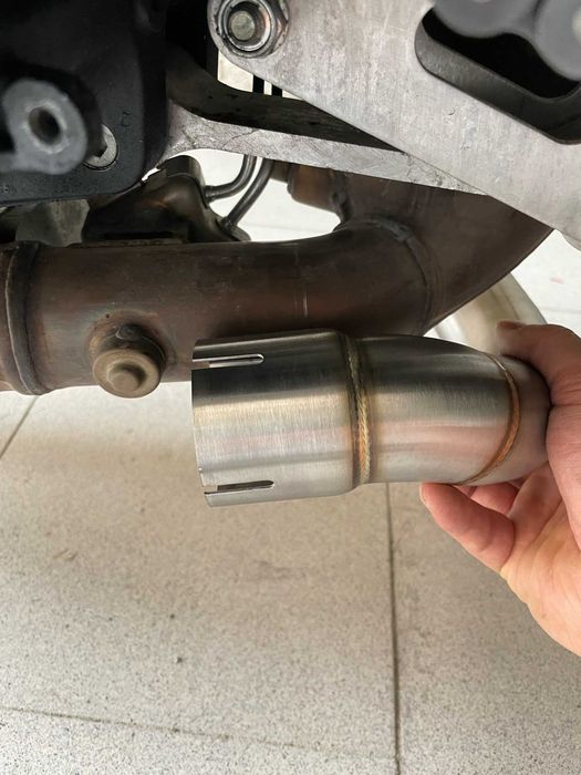 Decat escape Honda CBR600rr CBR 600 re remove catalizador