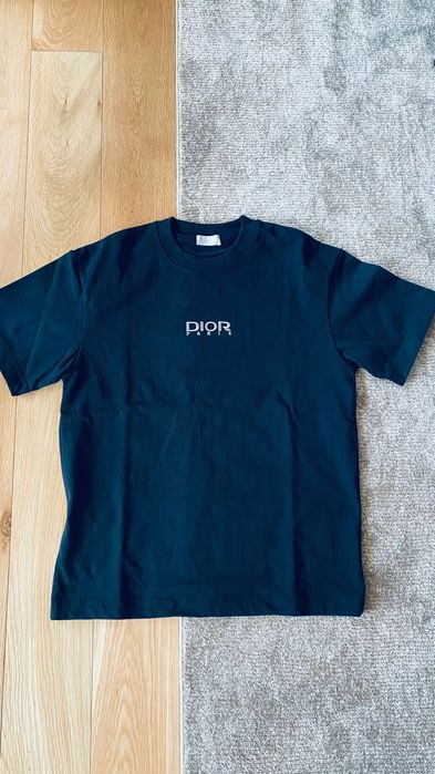 T-shirt Dior, preta e branca