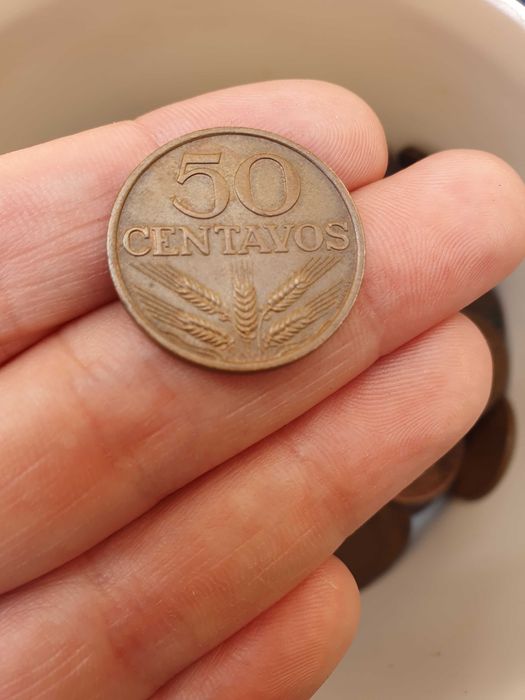 Lote de moedas de 50 centavos Portugal