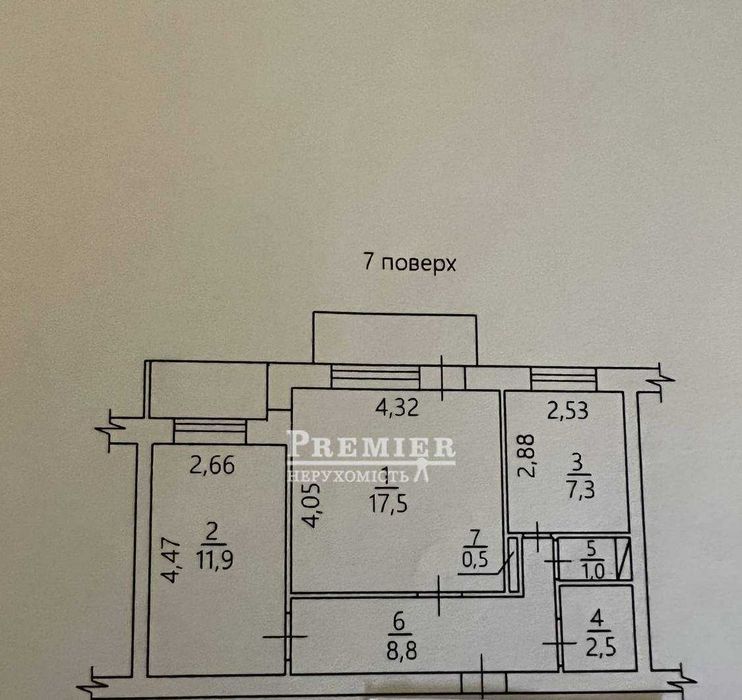 2-комнатная квартира по адресу ул. Киевская (площадь 52 м²) - Atlanta.ua - фото 7
