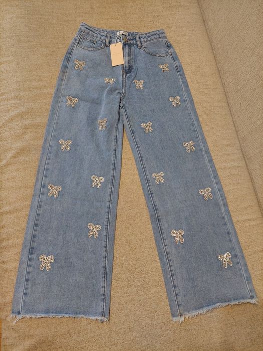 Джинси на дівчинку 12 років 128 134 140 146