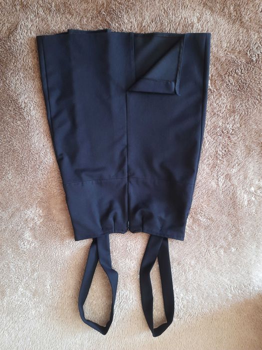 Юбка - сарафан школьная с бретелями, на лямках, шлейках на 9-11 лет