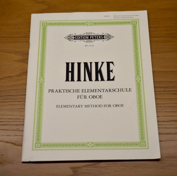 Livro de método para oboé